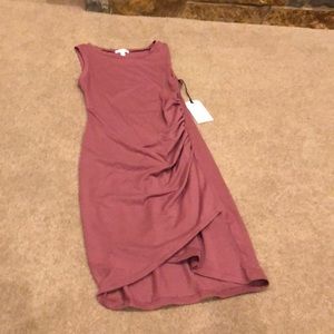 Leith Women’s Ruched Body-Con Tank Dress